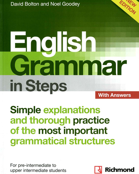 Imagen de NEW ENGLISH GRAMMAR IN STEPS WITH ANSWERS